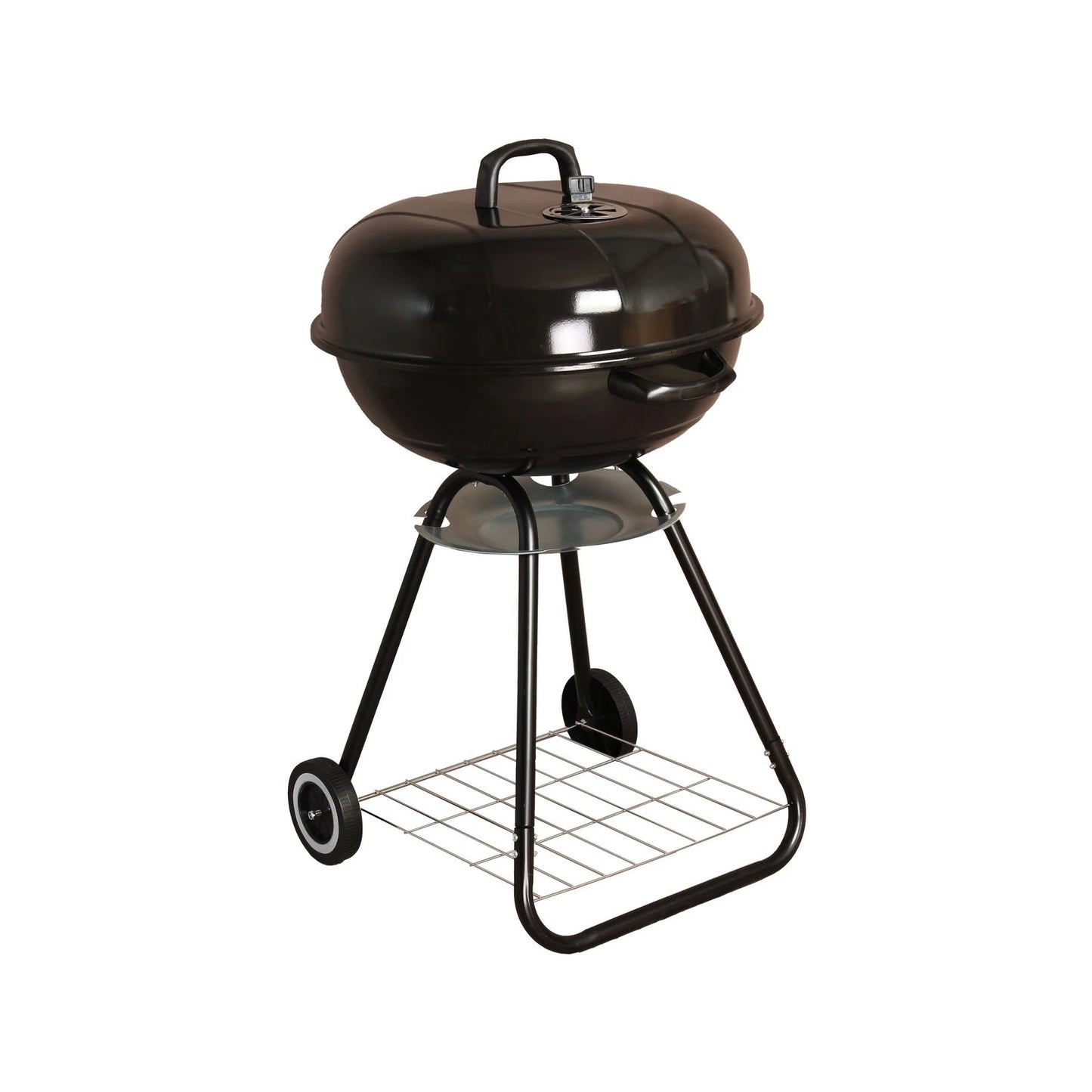 Jumbuck Kettle BBQ 57cm Enamel Coated, Portable with Wheels, Charcoal Grill