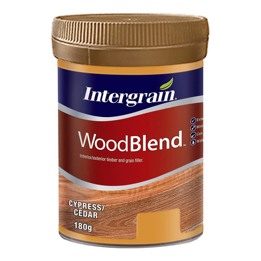 Intergrain 180g Cypress/Cedar Woodblend Putty - Water-Based, Interior/Exterior Use