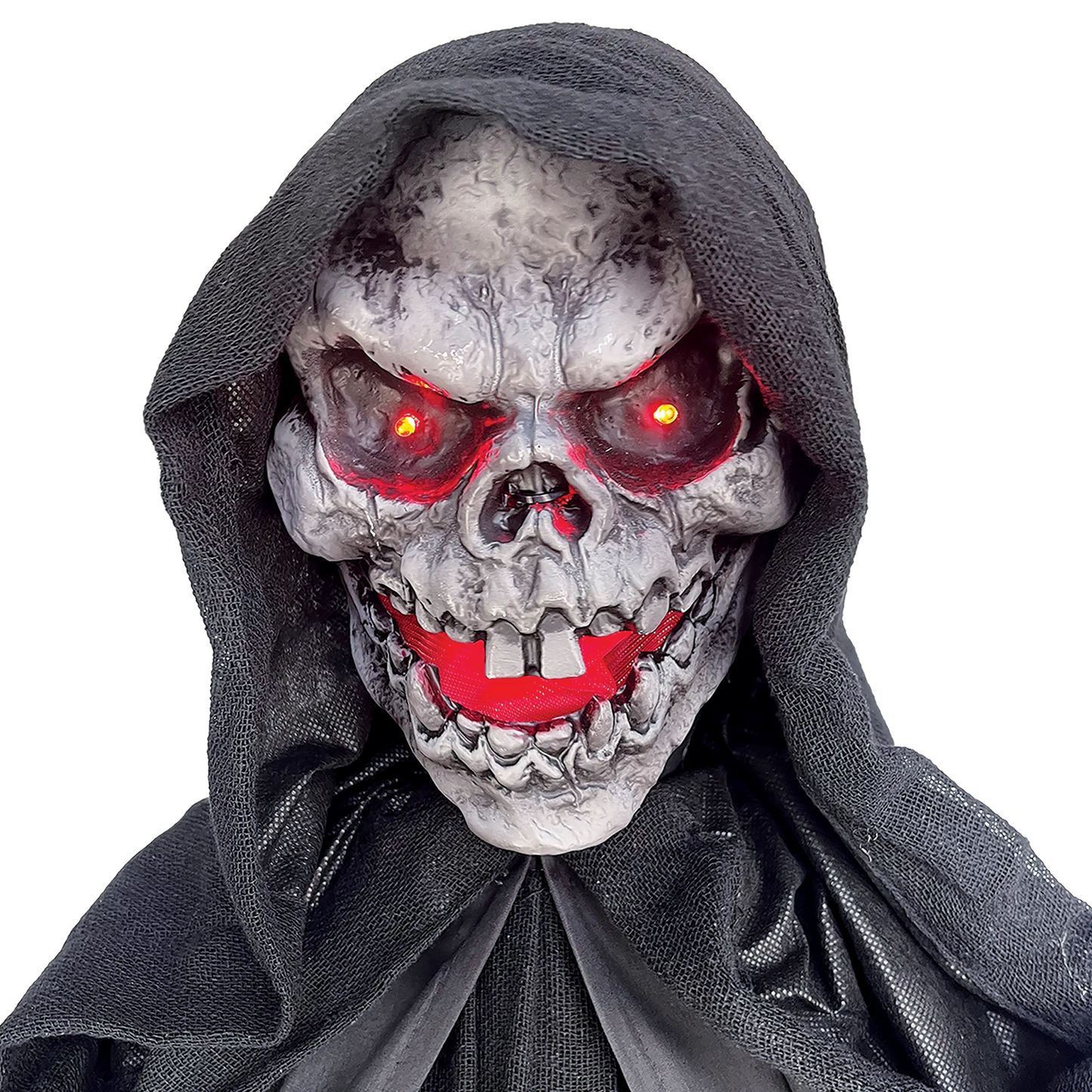 Galah 1.8m Halloween Animatronic Reaper with Voice, Light-Up Eyes, and Movement