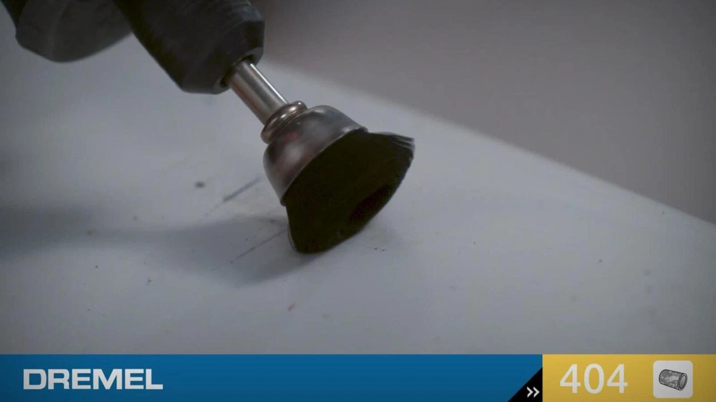 Dremel Carbon Steel Brush 13mm - Rust & Corrosion Removal, 2 Pack