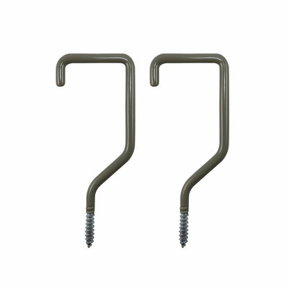Everhang Handy Storage Hooks 2 Pack - PVC Coated, Easy Install, Garage Organization