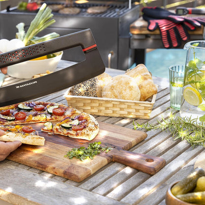 Matador Pit Slicer - Stainless Steel BBQ Tool with Ergonomic Handle for Safe, Precise Slicing