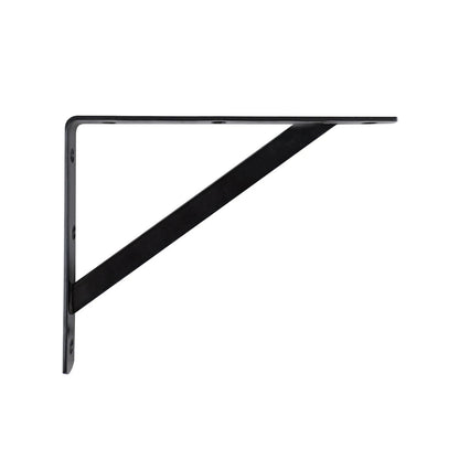 Carinya Black Heavy Duty Bracket 250x200mm, 175kg Load, Powder Coated Steel