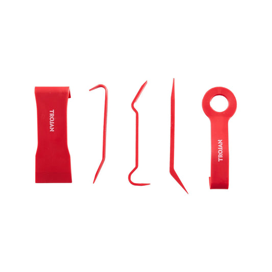Trojan 5 Piece Trim Removal Kit - Nylon Body, Versatile Tools, Universal Compatibility, Lifetime Warranty