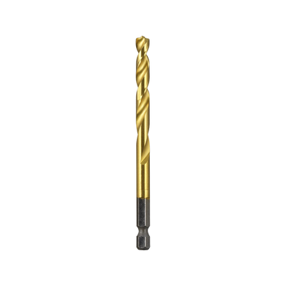 Kango 7mm Hypertorque Impact HSS Drill Bit, 135° Split Point, Titanium Coating