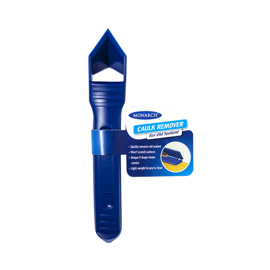 Monarch Caulk & Sealant Remover, Fast & Effective, Corner Cleaning, Lightweight, Blue