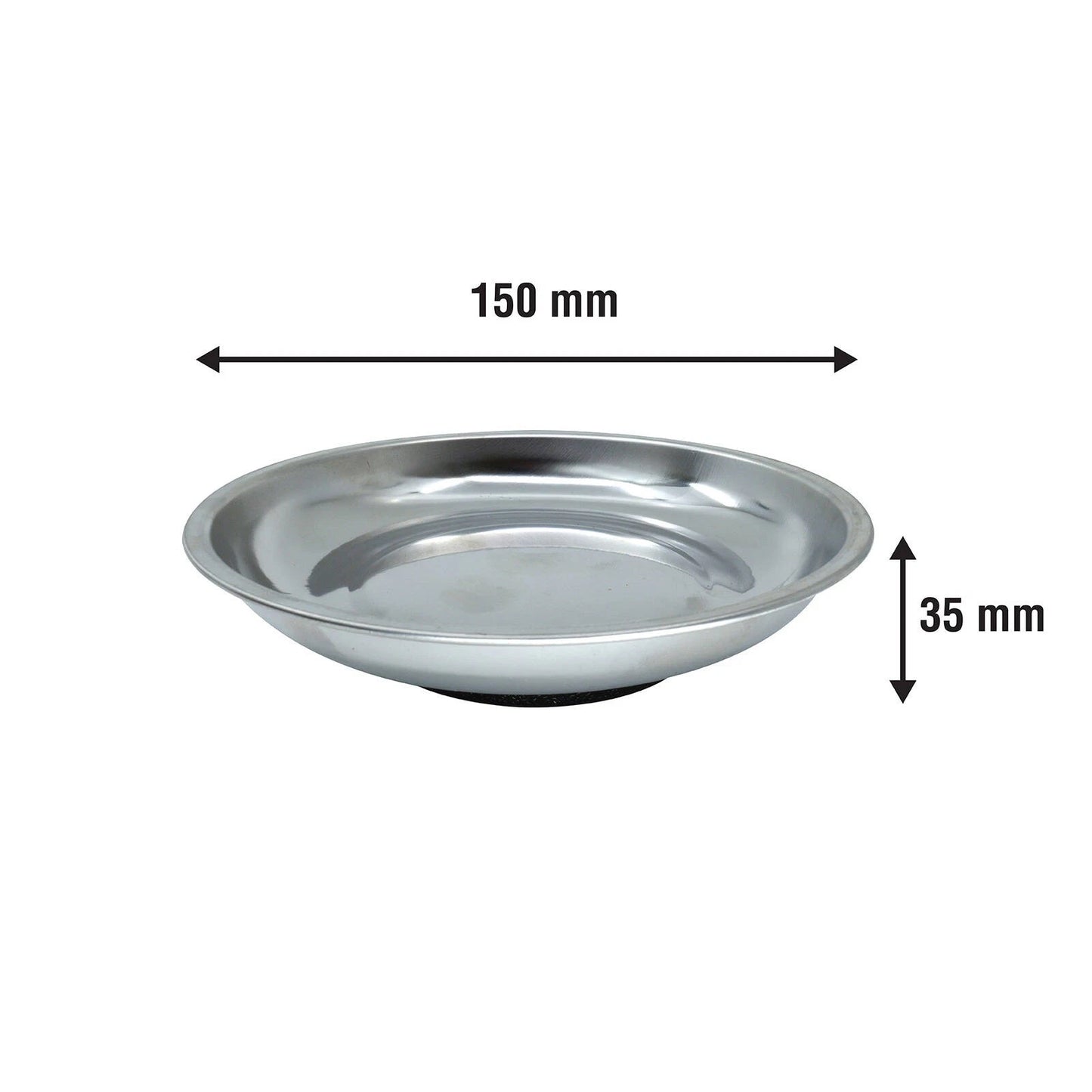 Everhang 150mm Magnetic Stainless Steel Bowl with PVC Coating, Rust-Resistant
