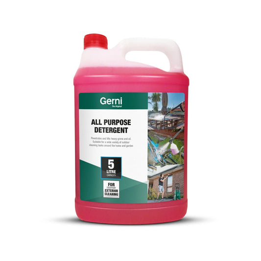 Gerni 5L All Purpose Detergent - Multi-Use Outdoor Cleaner, Easy Spray & Hose Off