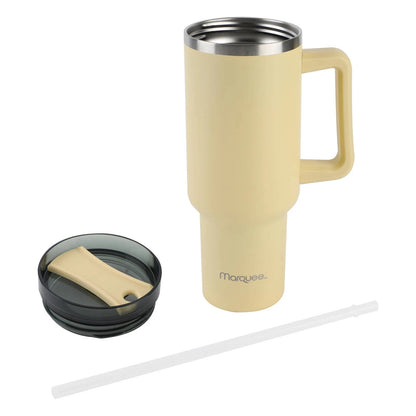 Marquee Yellow 1.2L Tumbler with Handle, Spill-Proof Lid, Double Wall Insulation