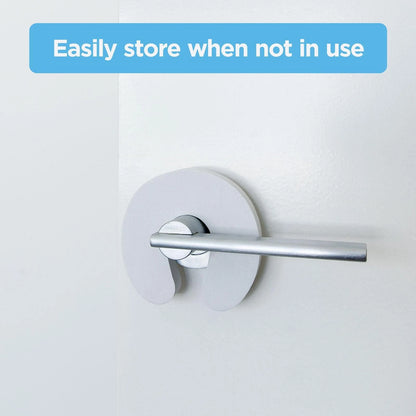 Perma Child Safety Foam Door Cushions 4 Pack, Easy Clip-On, Non-Adhesive, White