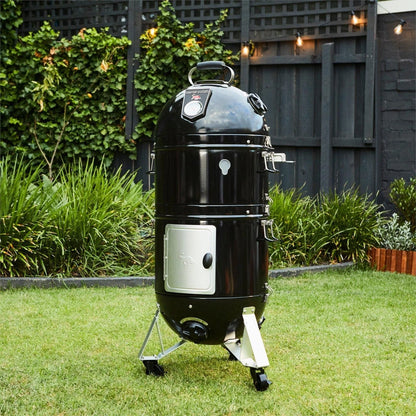 Matador 45cm Catalyst Pro Bullet Smoker, Multi-Function, Steel, Charcoal, Rotisserie Ready