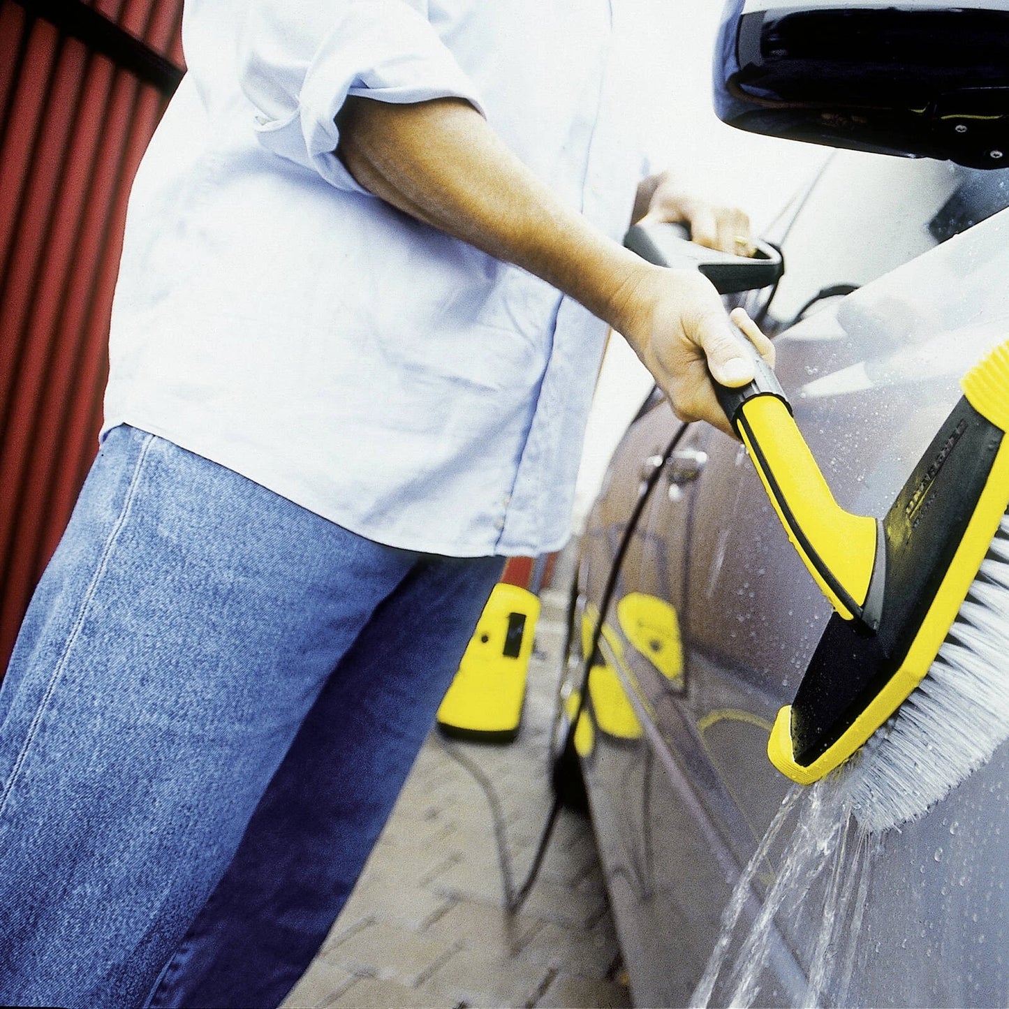 Kärcher WB60 Wash Brush - 248mm Wide, Soft Bristles, Quick Connect, Surface-Friendly