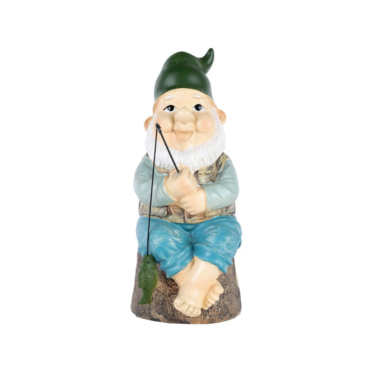 Northcote Pottery 22cm Weather Resistant Dwarf Fishing Garden Statue