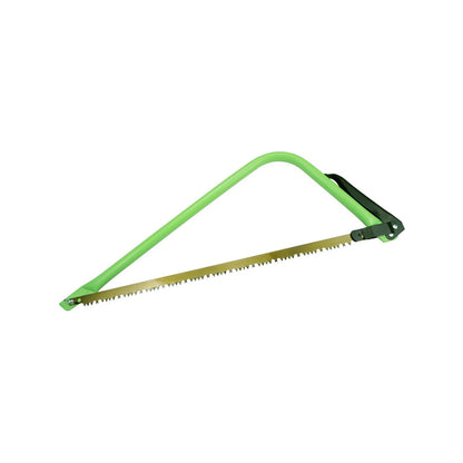 Saxon Bow Saw 530mm - Carbon Steel Blade, 100mm Cutting Capacity, Rust-Resistant Frame