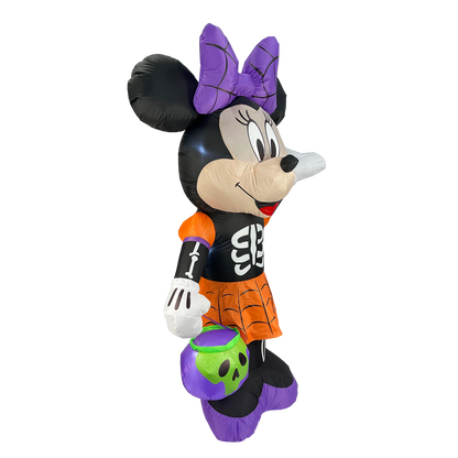 Disney 1.8m Inflatable Halloween Minnie with LED Lights for Indoor/Outdoor Use
