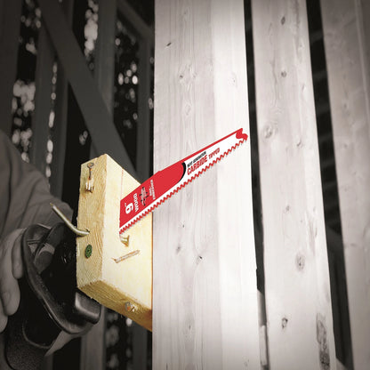 Diablo 12" Demo Demon Carbide-Tipped Reciprocating Saw Blade for Nail-Embedded Wood