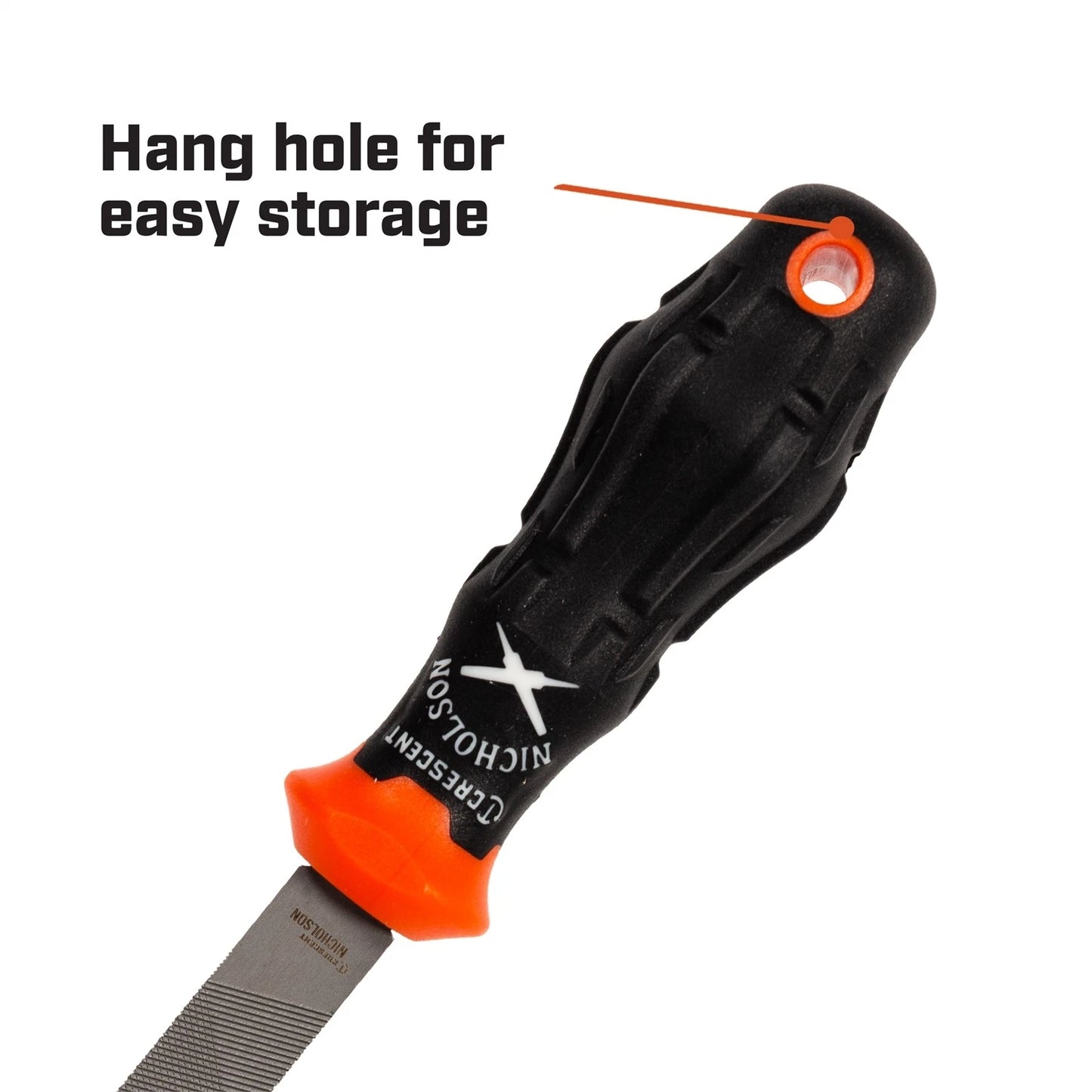 Crescent Nicholson 150mm/6" Warding Bastard File, Locksmith Tool, Dual-Sided, Comfortable Grip