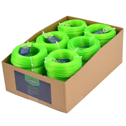 Saxon 2.0mm x 50m Universal Fit Trimmer Line - Durable Flexible Poly Material