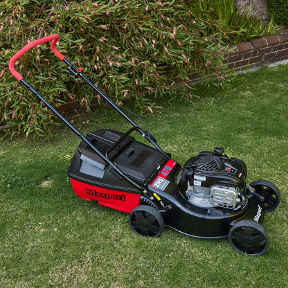 Masport 470 2in1 Petrol Lawnmower, 140cc Engine, Cut/Catch/Mulch, Steel Chassis