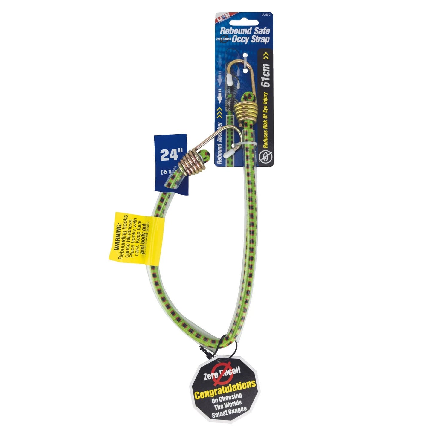 Lion 610mm Rebound Octopus Strap - Safe Load Restraint, Durable Hooks, Multi-Tube Design