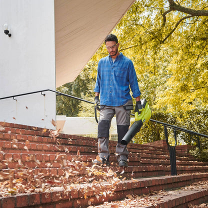 Ryobi 36V Jet Blower Kit 550CFM 4.0Ah Battery & Charger, Variable Speed, Cordless