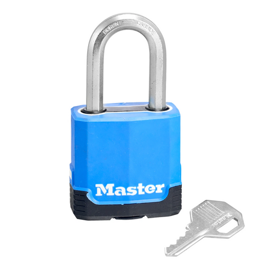 Master Lock 45mm Excell Weather-Resistant Padlock with Boron-Carbide Shackle & 4 Keys