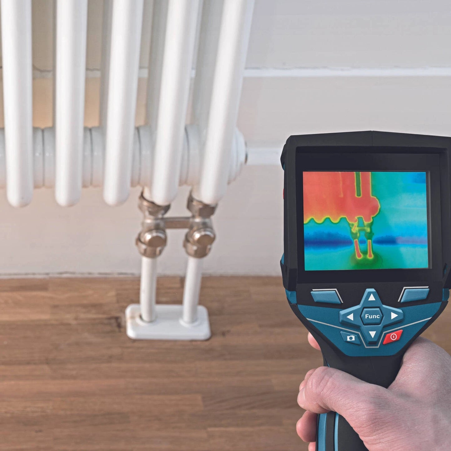 Bosch Professional Thermal Camera GTC 400 C - High-Resolution, Dual Power, App Integration