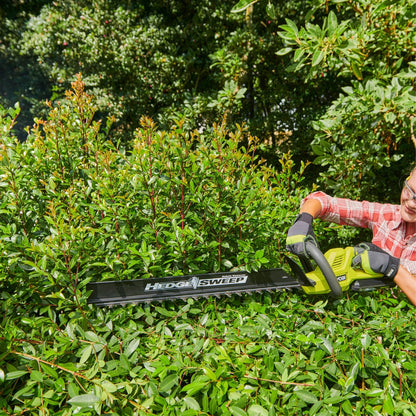Ryobi 36V Hedge Trimmer 60cm, Lightweight, Diamond-Ground Blades, 25mm Cut Capacity