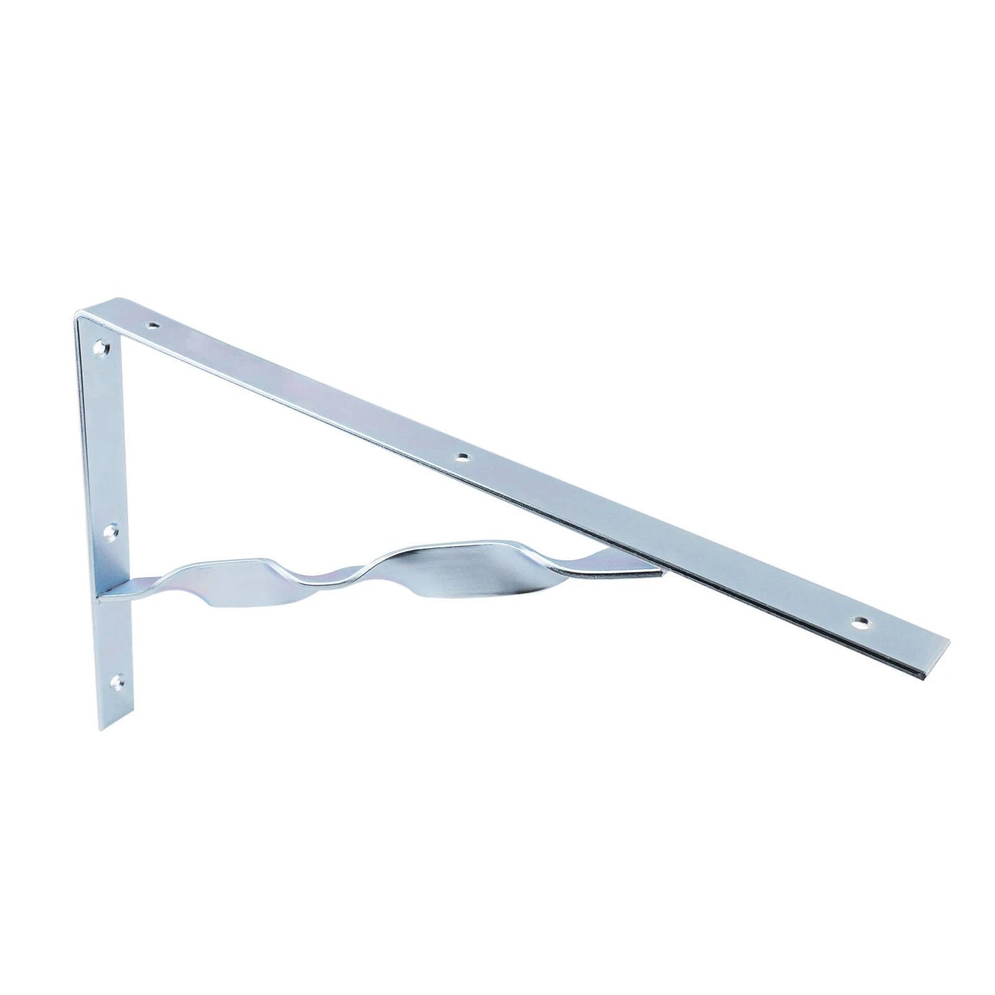 Carinya Heavy Duty 400x250mm Zinc Plated Twisted Stay Bracket 300kg Load Capacity