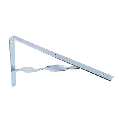 Carinya Heavy Duty 400x250mm Zinc Plated Twisted Stay Bracket 300kg Load Capacity