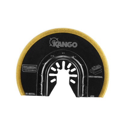 Kango 89mm Bi-Metal Segmented Saw Blade - Titanium Toughened, Flush Cuts, Multi Tool Compatible
