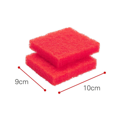 Matador QCT Nylon Scrub Head 2-Pack, Durable & Versatile Cleaning, Secure Grip