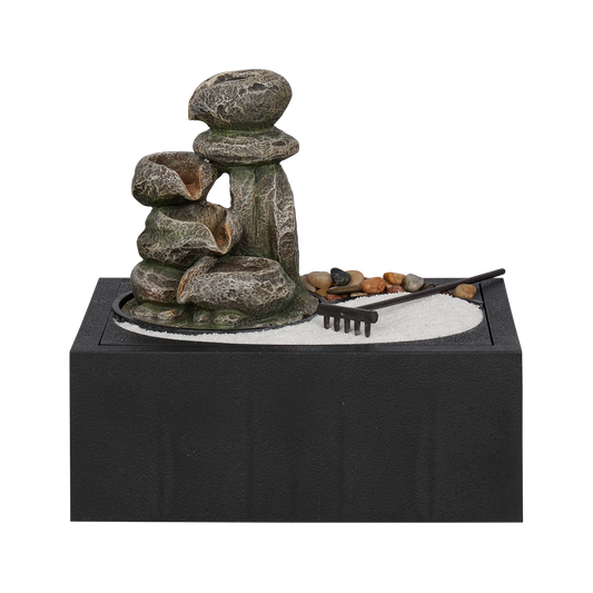 Northcote Pottery Enso Indoor Water Feature 16x34x30cm with Pump & Accessories