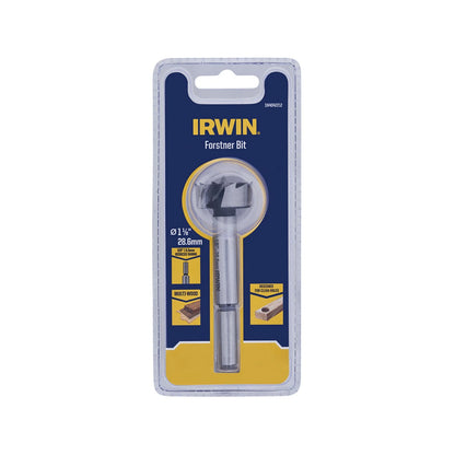 IRWIN Forstner Bit 1-1/8" 29mm - Precision Woodworking Drill Bit for Clean, Flat-Bottomed Holes