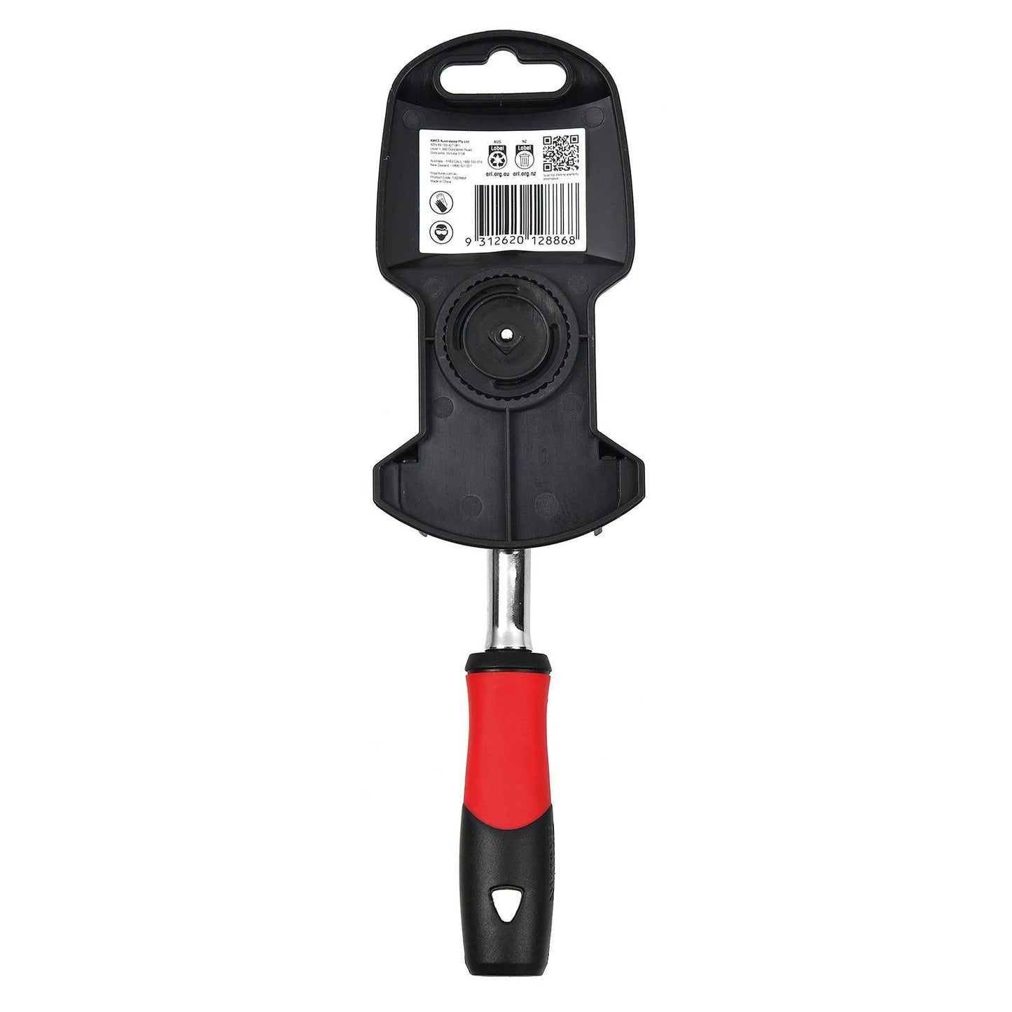 Trojan 1/4" Drive Ratchet with Grip, 72 Tooth, CR-MO Core, Reversible, Lifetime Warranty