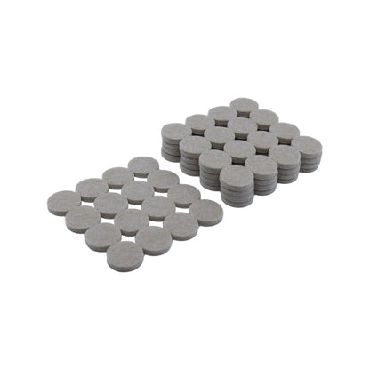 Syneco 25mm Round Felt Floor Protectors, Self-Adhesive, Pack of 80, Indoor Use
