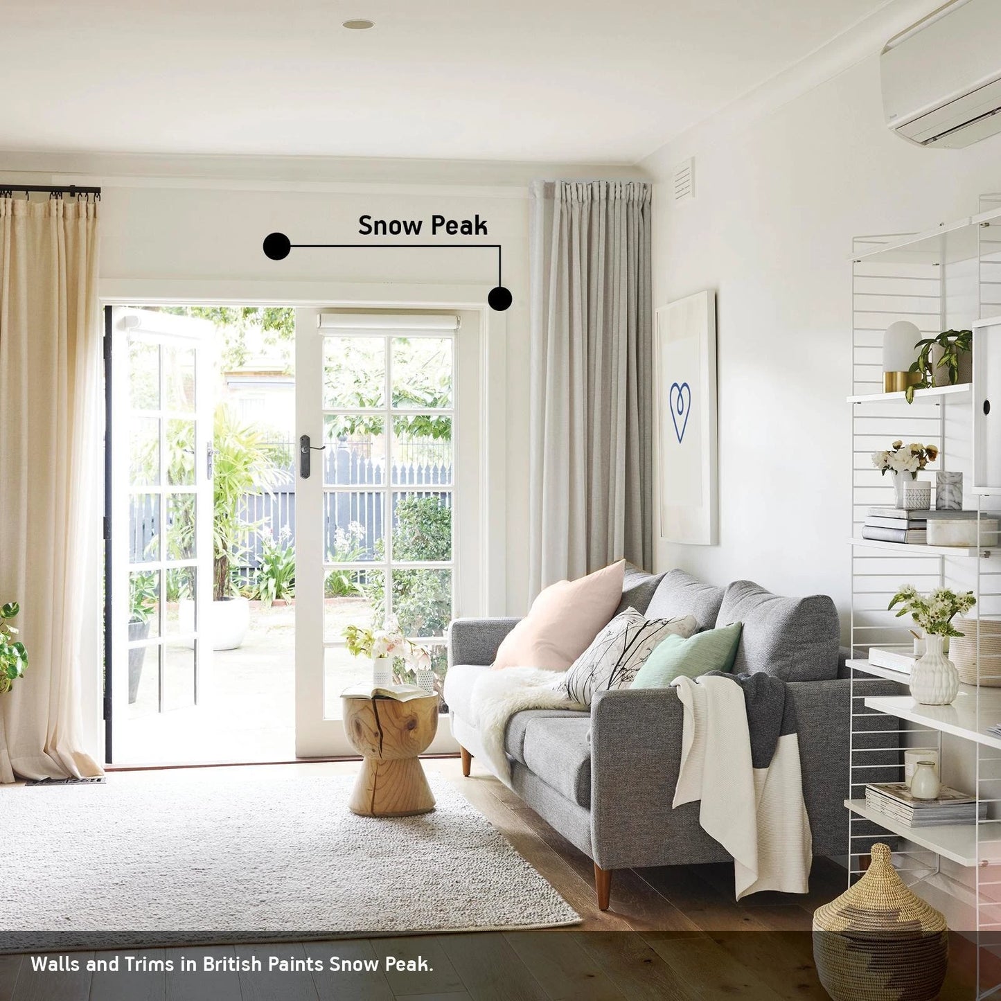 British Paints 1L White Gloss All-in-One Doors, Windows & Trim Paint & Prime