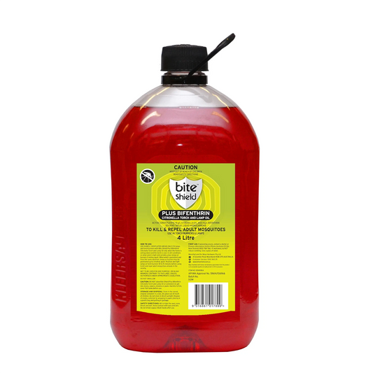 Bite Shield Citronella Oil 4L with Bifenthrin for Outdoor Mosquito Control