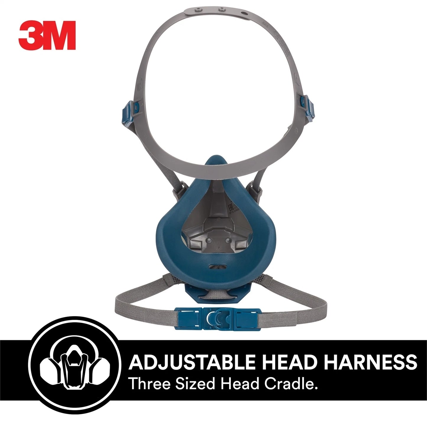 3M Painters Quick Latch Respirator with Cool Flow Valve, Adjustable Straps, Black