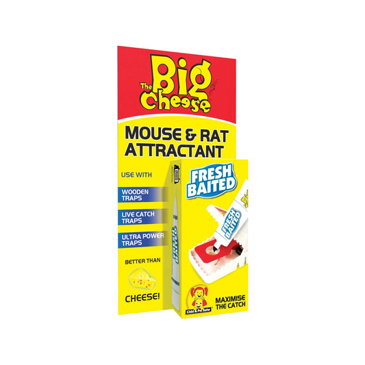 The Big Cheese Mouse & Rat Attractant - Increases Trap Catch Rates, Food Paste, Indoor Use