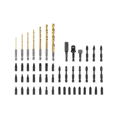 Ryobi 50-Piece Impact Drill & Drive Set with Torsion Zone & Precision-Milled Tip