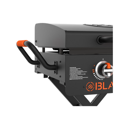 Blackstone Portable 2 Burner Gas BBQ with Dual Cooking Zones & Piezo Ignition