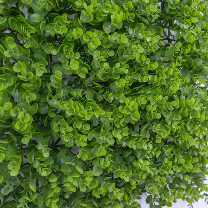 UN-REAL Artificial Hedge 50x50cm Baby Eucalyptus, UV-Treated, 5-Year Warranty, Indoor/Outdoor