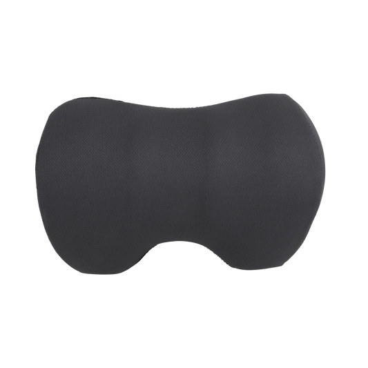 All Set Memory Foam Neck Pillow - Ergonomic Support, Velvet Cover, Easy Install, Travel Essential