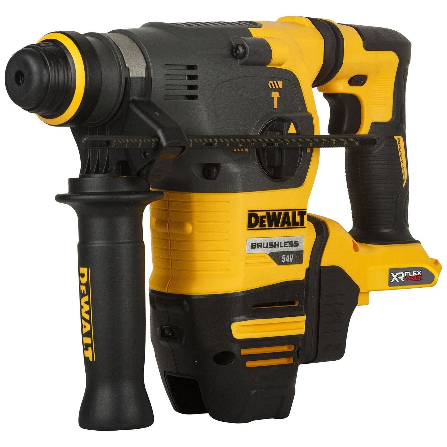 DeWALT 54V XR FLEXVOLT SDS-Plus Hammer Drill, Cordless, 30mm, Bare Unit