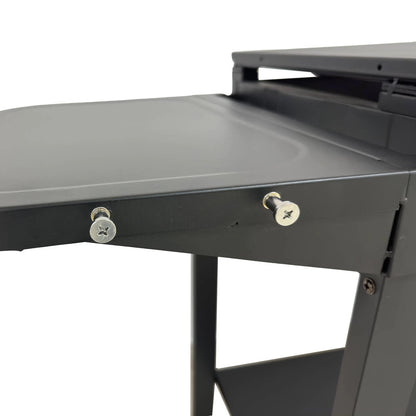 Jumbuck 4 Burner Delta Flat BBQ, Compact Design, LPG, Automatic Ignition, Black