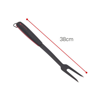 Matador Black Non-Stick BBQ Fork with Tapered Prongs and Contoured Heat-Resistant Handle