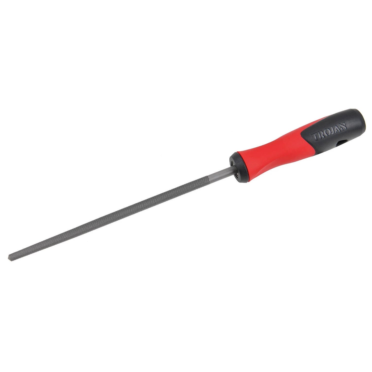 Trojan 200mm Single Cut Round File - Ergonomic Design for Precise Shaping & Smoothing