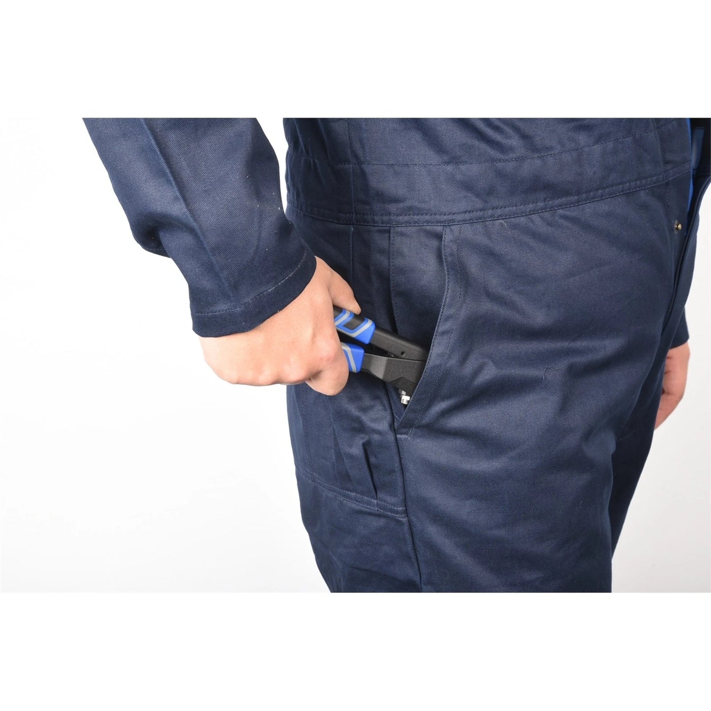 Kincrome 207mm Compact Hand Riveter, Long Nose, Interchangeable Nozzles, Ergonomic Grip