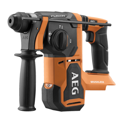 AEG 18V FUSION SDS+ Rotary Hammer Drill, 2.5J Impact, 3-Mode, Brushless Motor